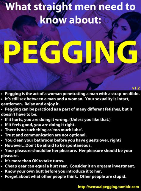 loves pegging|Six men open up about what it's like to be pegged .